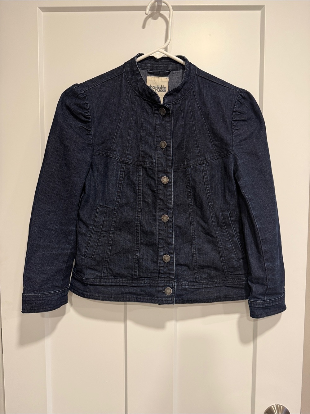 Charlotte Russe Dark Wash Denim Jacket – Medium